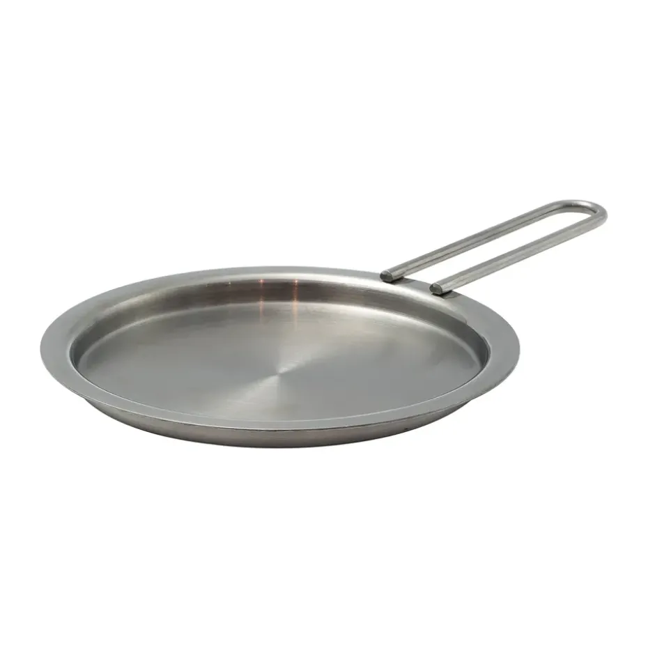 Tapa para plato Eva Trio de acero inoxidable reciclado, Ø13 cm