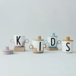 Tapa para taza melamina Design Letters, azul claro