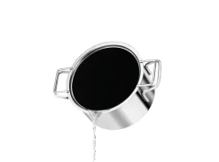 Tapa vertedora Eva Trio de acero inoxidable reciclado, Ø20 cm