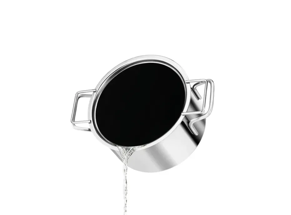Tapa vertedora Eva Trio de acero inoxidable reciclado, Ø20 cm