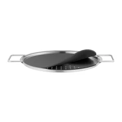 Tapa vertedora Eva Trio de acero inoxidable reciclado, Ø24 cm