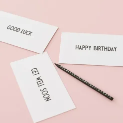 Tarjeta AJ Vintage ABC, Good Luck
