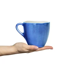 Taza Basic organic 60 cl, Azul claro
