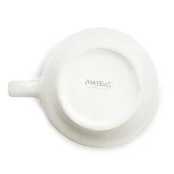 Taza Basic organic 60 cl, blanco