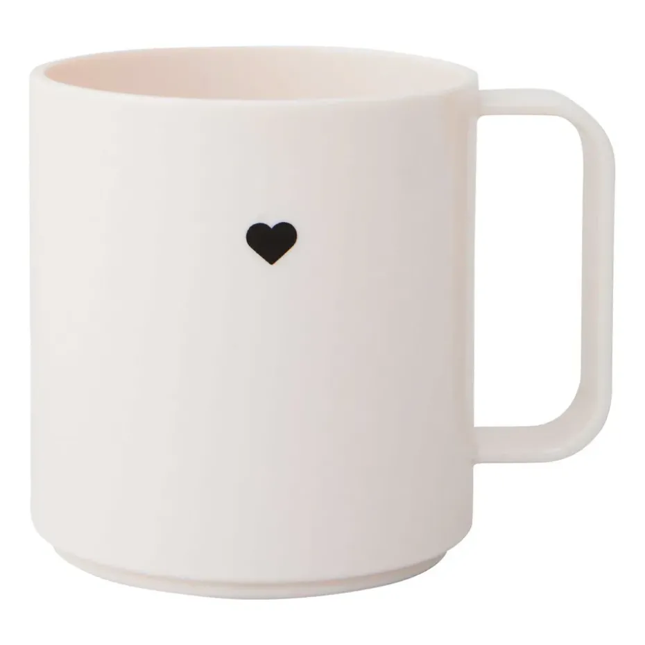 Taza con asa Design Letters Mini Love, White
