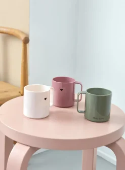 Taza con asa Design Letters Mini Love, White