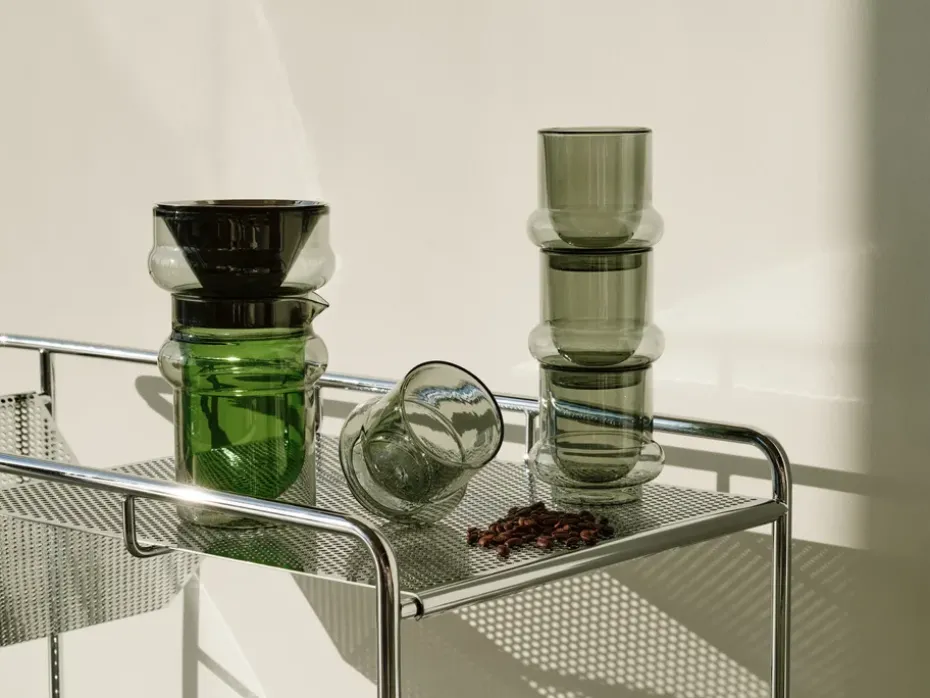 Taza de espresso Bump 5 cl pack de 4, Verde