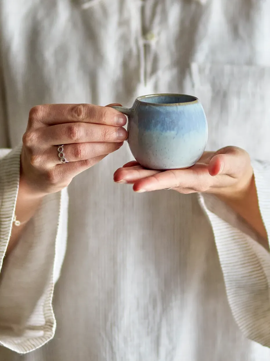 Taza de espresso Paula 14 cl, Azul