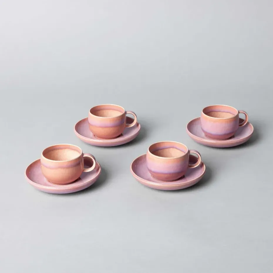 Taza de espresso Perlemor 10 cl, Coral