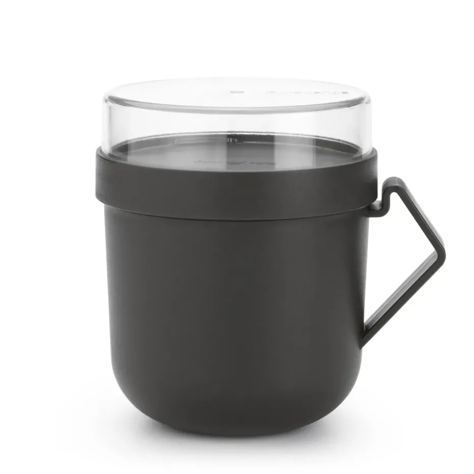 Taza de sopa Make & Take 0,6 L, gris oscuro