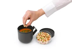 Taza de sopa Make & Take 0,6 L, gris oscuro