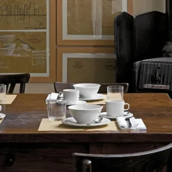 Taza de té PlateBowlCup, blanco