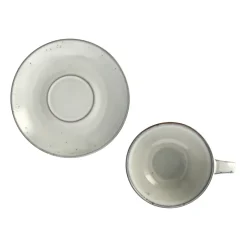 Taza de té y plato Nordic Sand, 5,8 cm