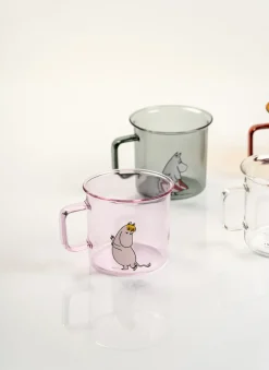Taza de vidrio Moominmamma 35 cl, gris
