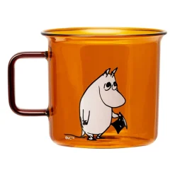 Taza de vidrio Moominpappa 35 cl, Amber