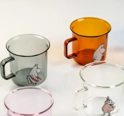 Taza de vidrio Moominpappa 35 cl, Amber