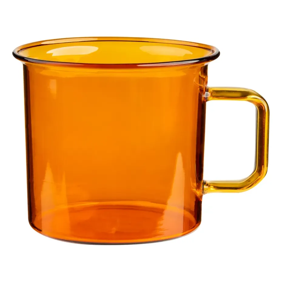 Taza de vidrio Muurla 35 cl, Amber