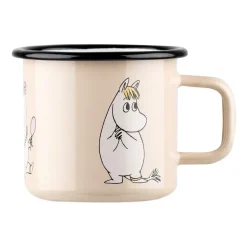 Taza esmalatada Snorkmaiden Retro 37 cl, Beige