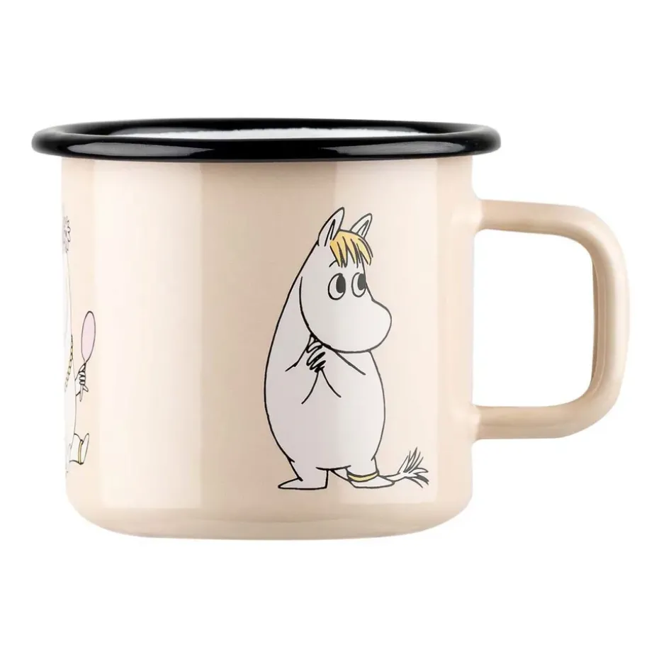 Taza esmalatada Snorkmaiden Retro 37 cl, Beige