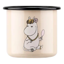 Taza esmalatada Snorkmaiden Retro 37 cl, Beige
