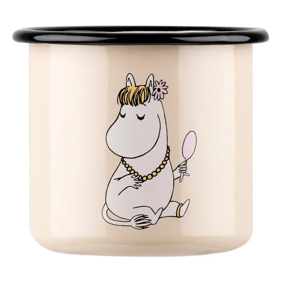 Taza esmalatada Snorkmaiden Retro 37 cl, Beige