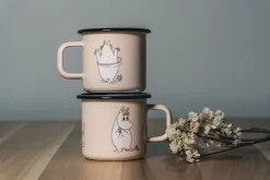 Taza esmalatada Snorkmaiden Retro 37 cl, Beige