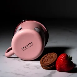 Taza esmaltada mamá Moomin 37 cl, Rosa