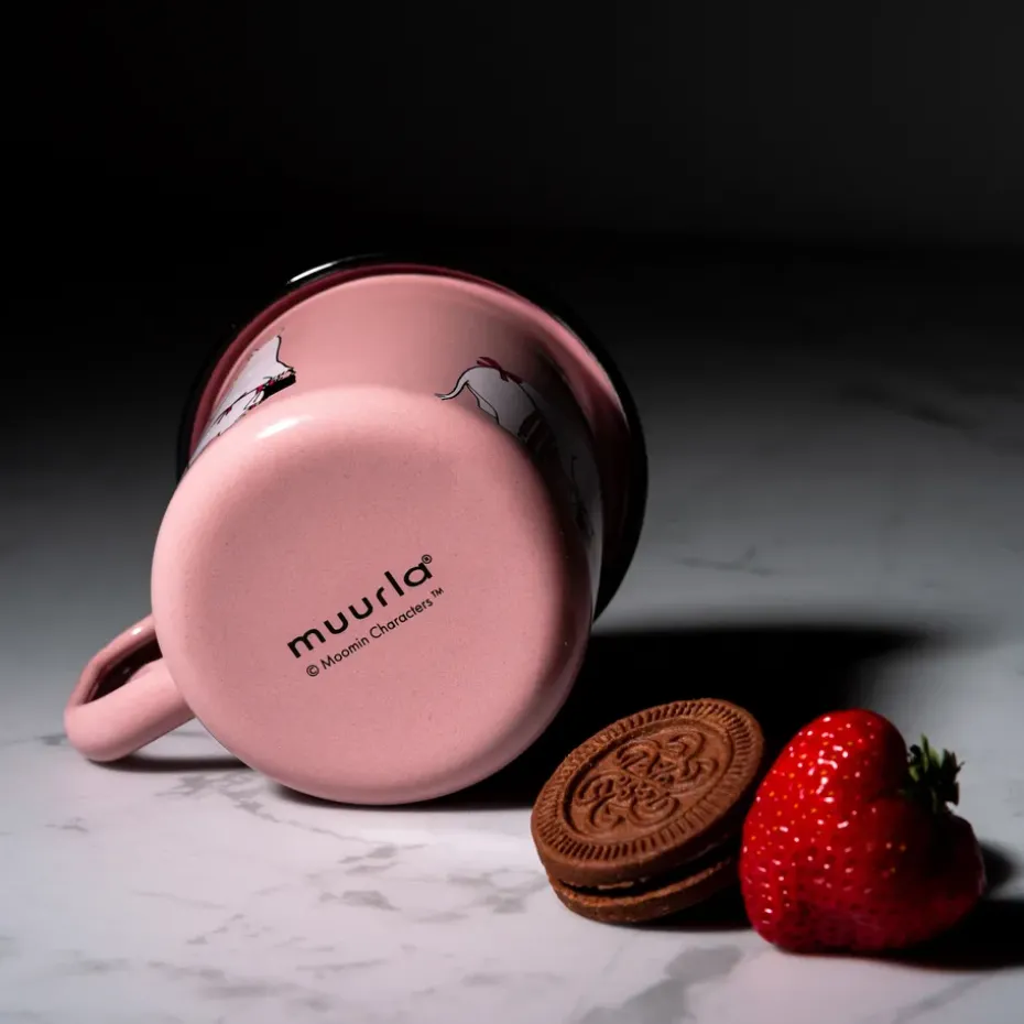 Taza esmaltada mamá Moomin 37 cl, Rosa