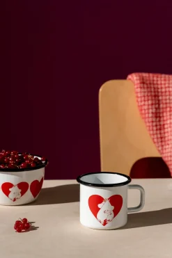Taza esmaltada Moomin 37 cl, Corazón