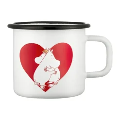 Taza esmaltada Moomin 37 cl, Corazón