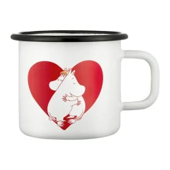 Taza esmaltada Moomin 37 cl, Corazón