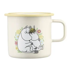 Taza esmaltada Mumin 55 cl, Flowers