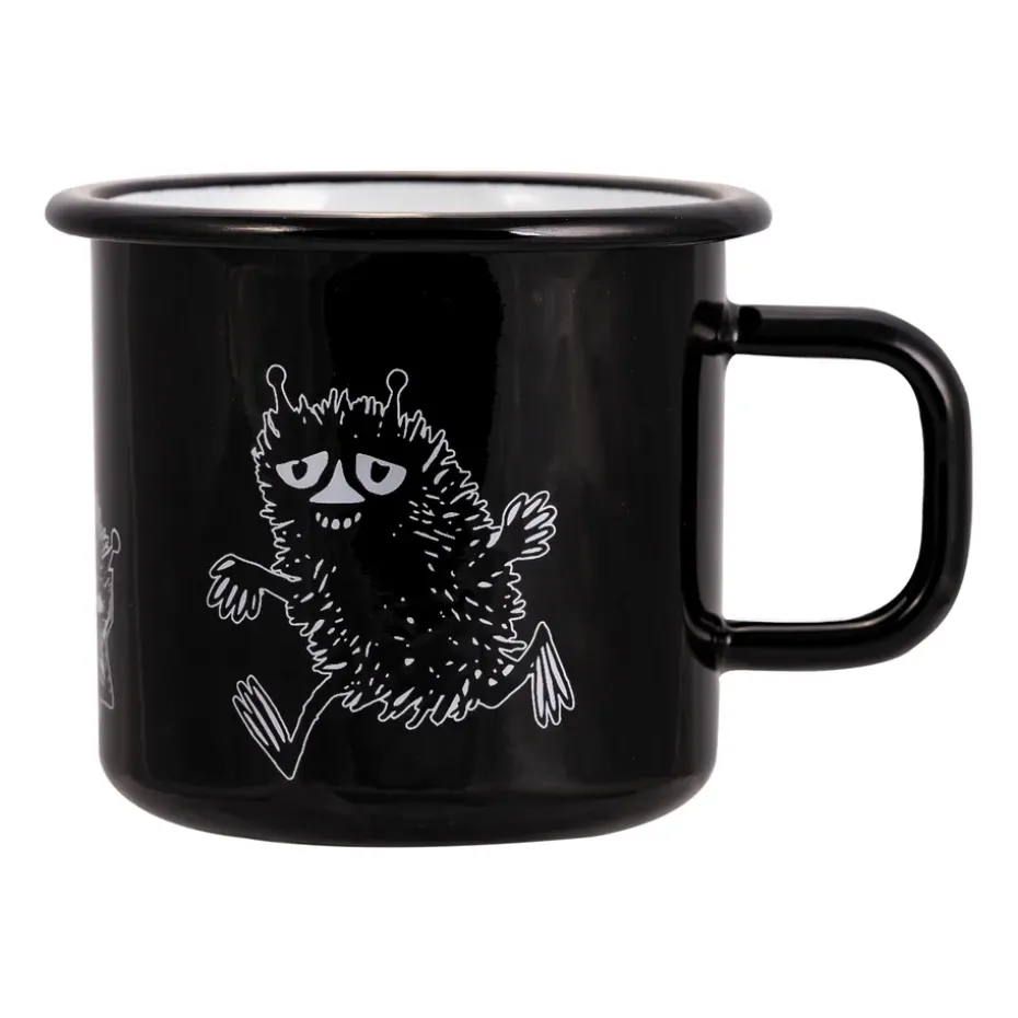 Taza esmaltada Stinky 37 cl, negro