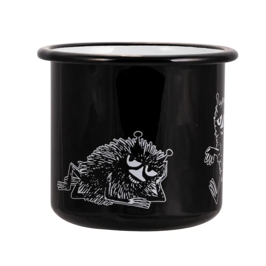 Taza esmaltada Stinky 37 cl, negro