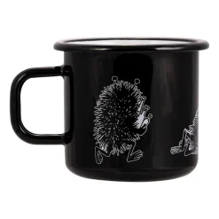 Taza esmaltada Stinky 37 cl, negro