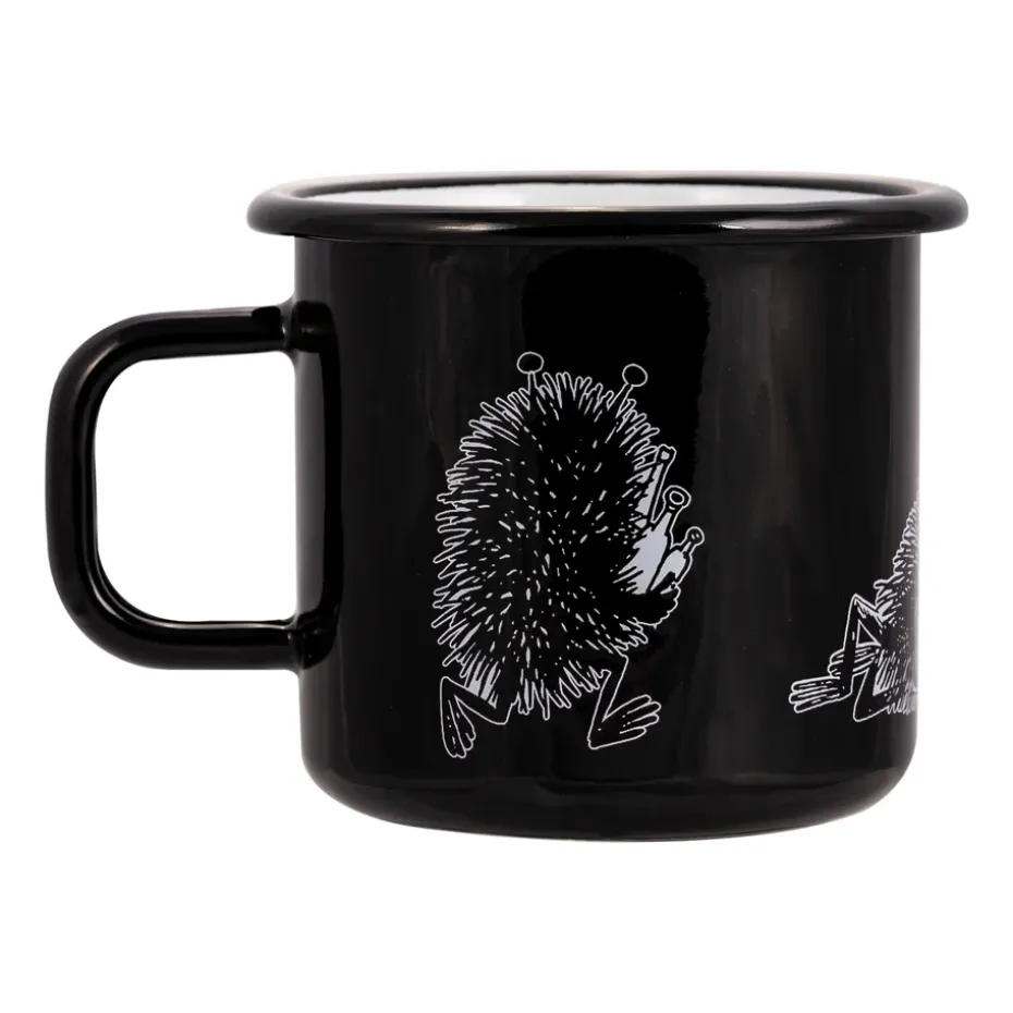 Taza esmaltada Stinky 37 cl, negro