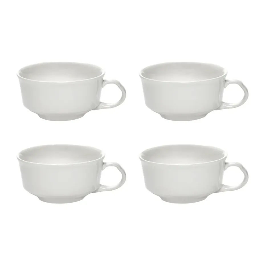 Taza espresso Silhouette 10 cl set de 4, White