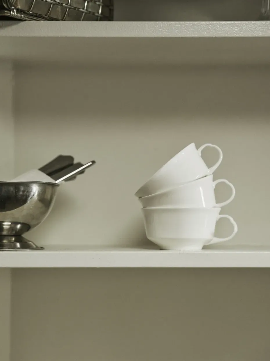 Taza espresso Silhouette 10 cl set de 4, White