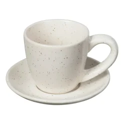 Taza espresso y platillo Nordic Vanilla 5 cl, Cream