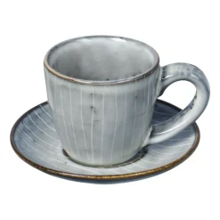 Taza espresso y platillo Nordic Sea, 5 cl