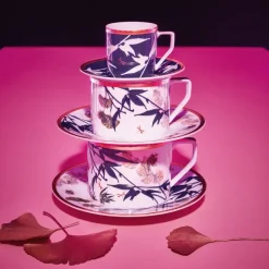 Taza espresso y platillo Rosenthal Heritage Turandot, azul