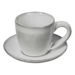 Taza espresso y platillo Nordic Sand, 5 cl