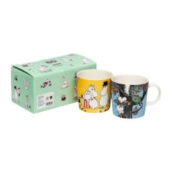 Taza Familjemys & Vänner para siempre Mumin 2 piezas, 30 cl