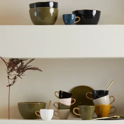 Taza mini Good Morning Coffee 17,5 cl, Fir green