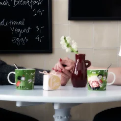Taza Moomin Thingumy & Bob King's Ruby, verde