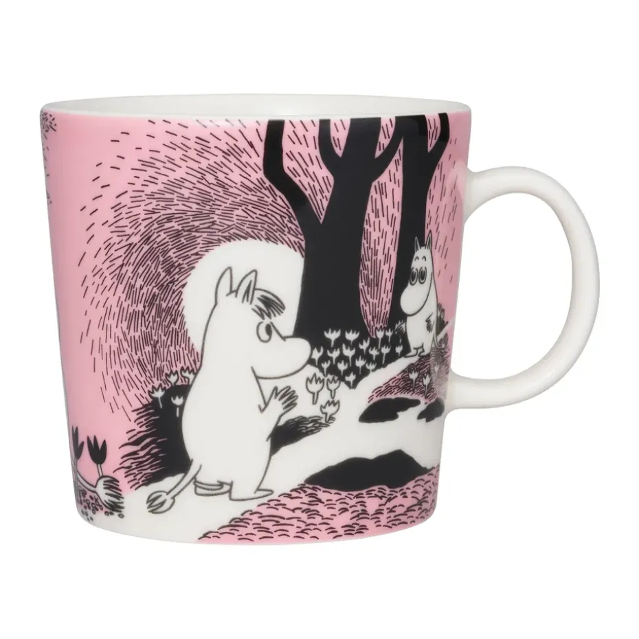 Taza Mumin Amor 40 cl, Rosa