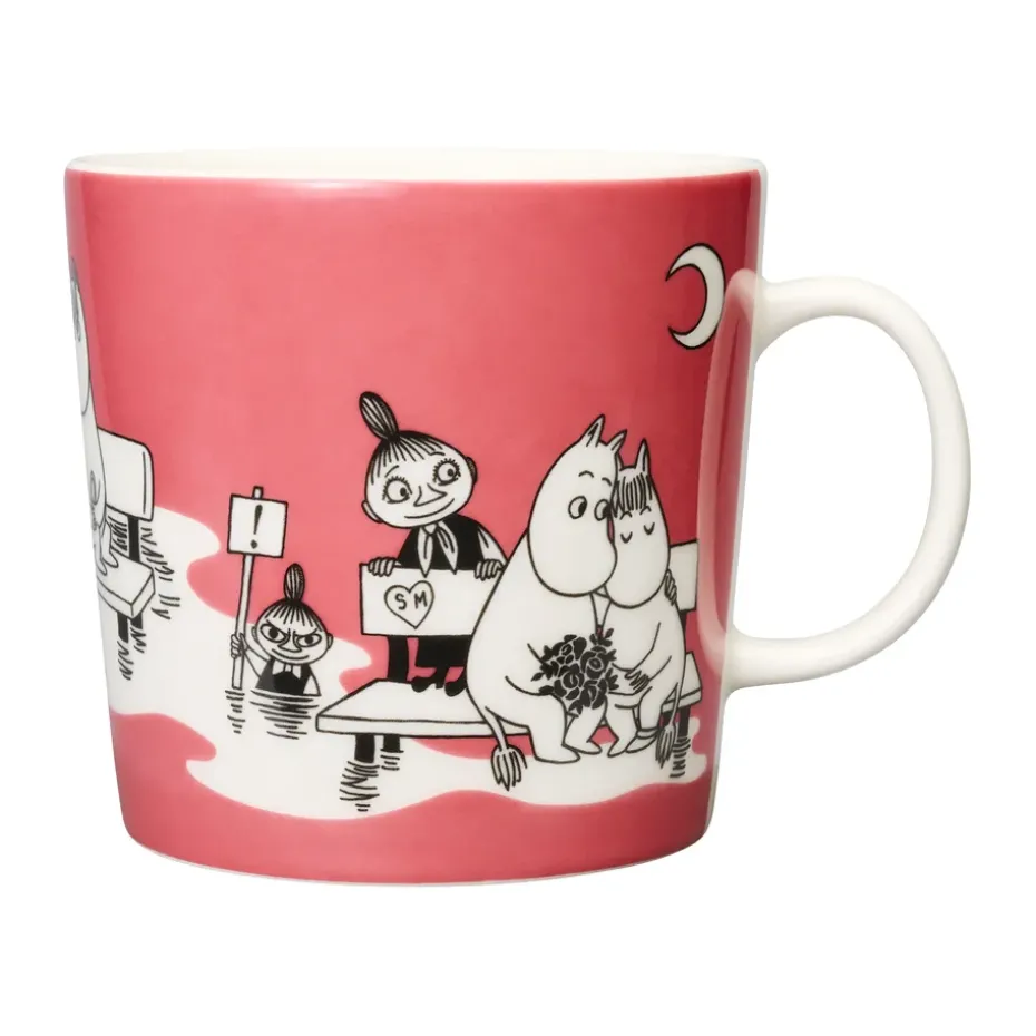 Taza Mumin rosa especial, 40 cl