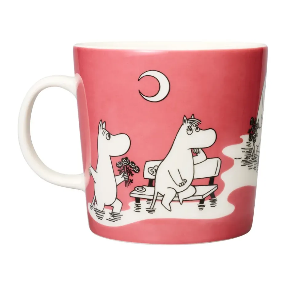 Taza Mumin rosa especial, 40 cl