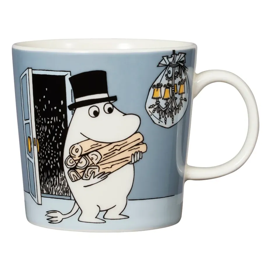 Taza Papá Mumin 30 cl, Gris