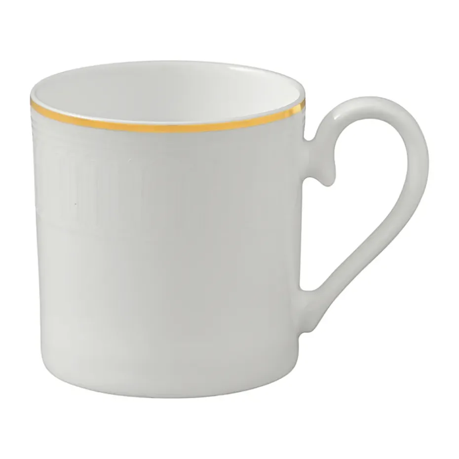 Taza para café espresso Château Septfontaines 6 cl, Blanco-oro